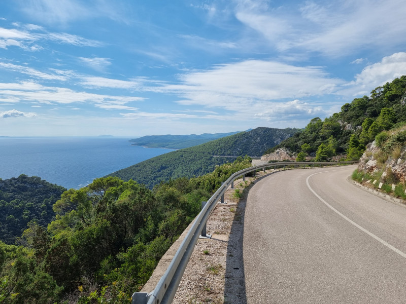 Unterwegs auf  Korčula